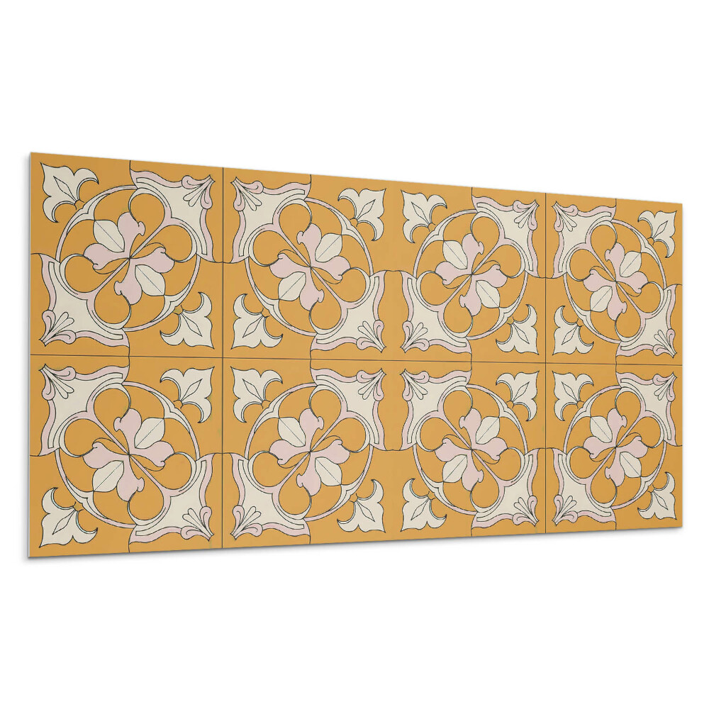 Stenový panel Kvetinový vzor v mozaike