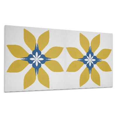 Pvc panel na stenu Kvetinový vzor s listami