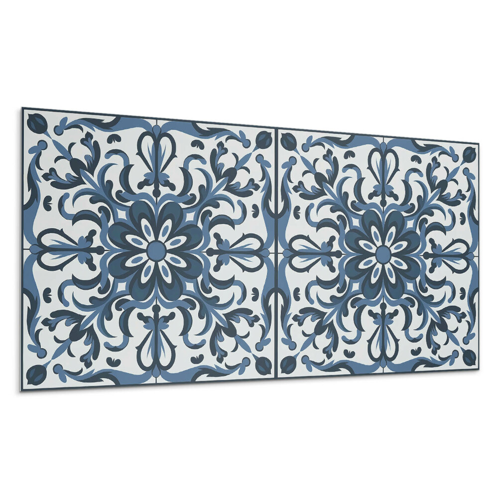 Nástenný panel PVC Kvetinový vzor s ornamentami