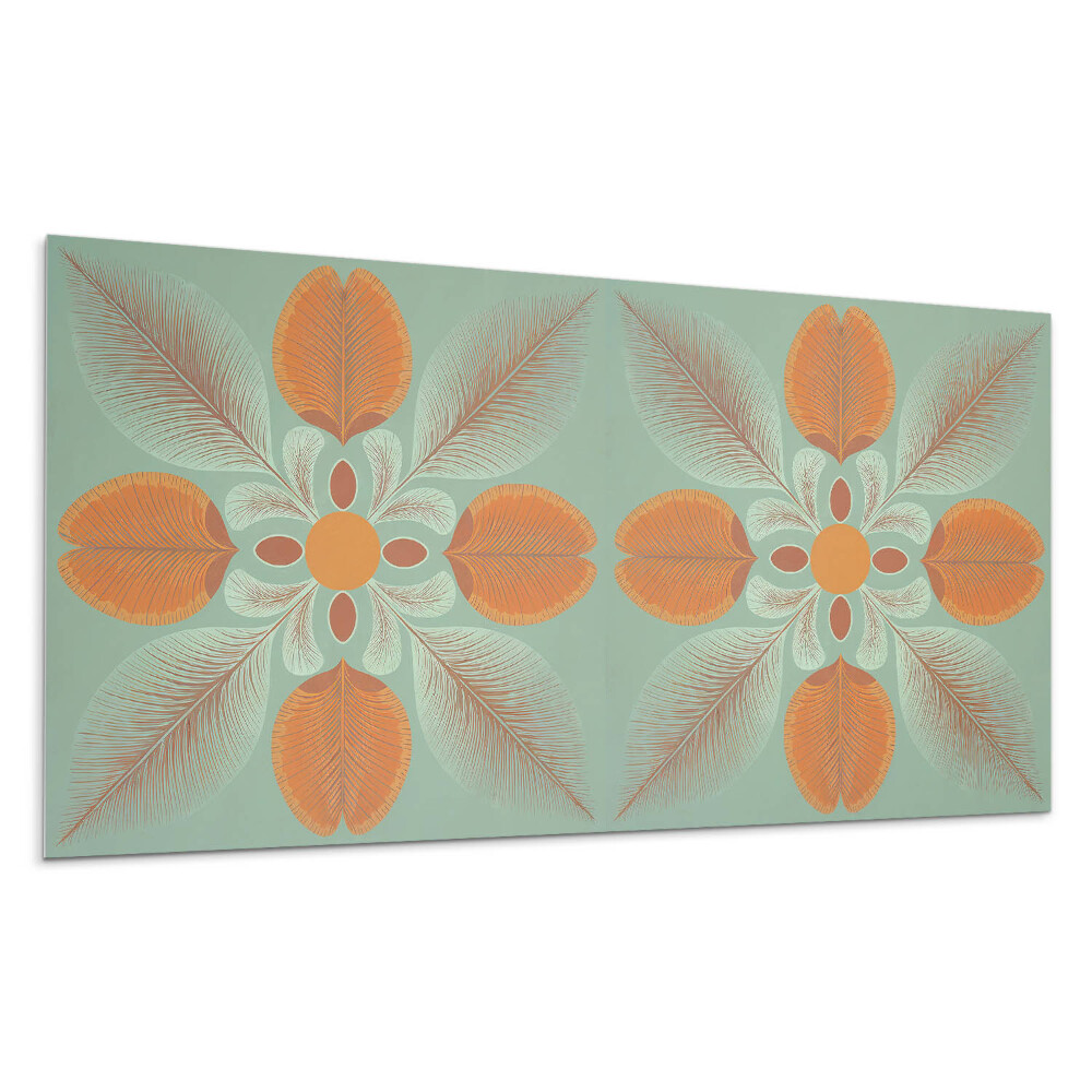 Panel na stenu Kvetinový vzor s listami