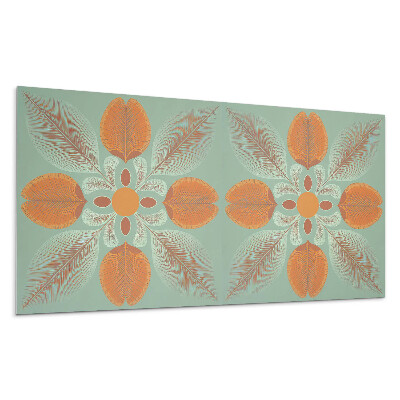 Stenový panel Kvetinový vzor s listami