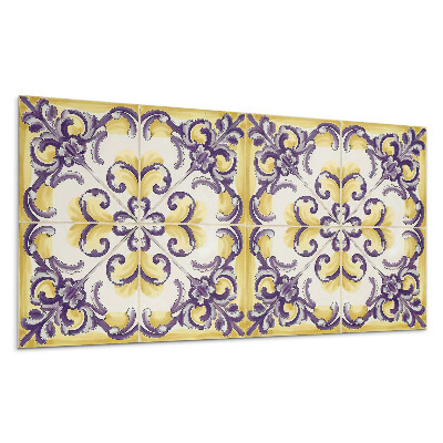 Nástenný panel PVC Dlaždicový vzor s ornamentami