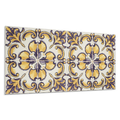 Stenový panel Vzor s kvetinovými motívmi