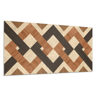 Panel na stenu Geometrický drevený vzor