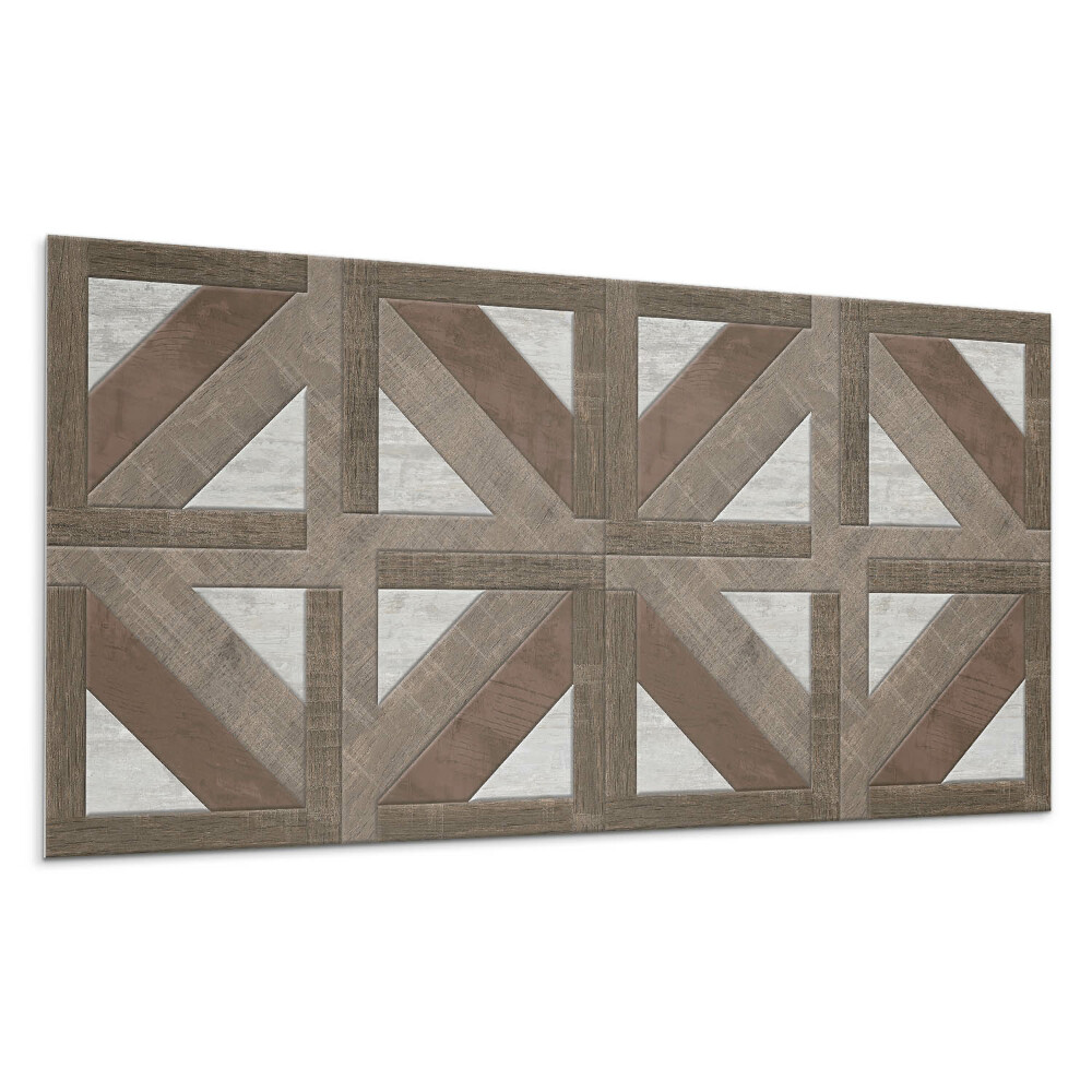 Panel na stenu Geometria dreva a betónu