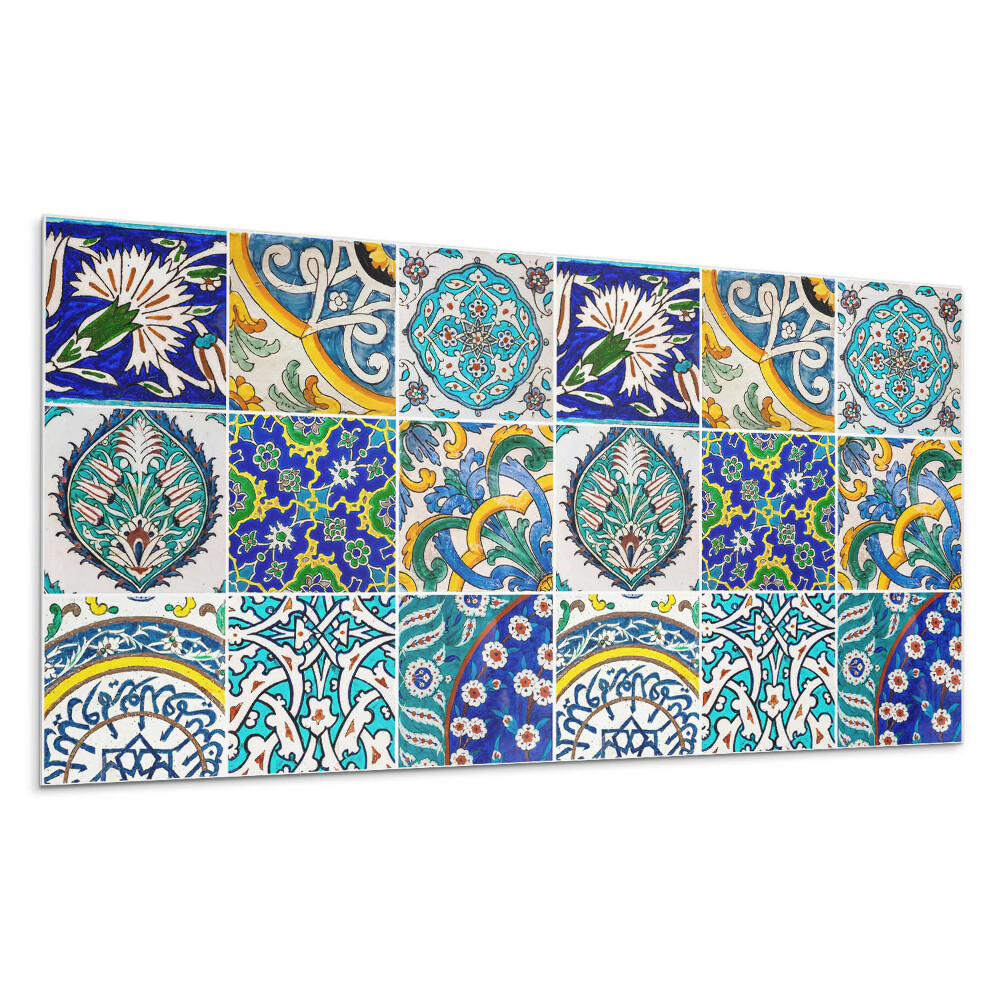 Pvc panel na stenu Keramické vzory v mozaike