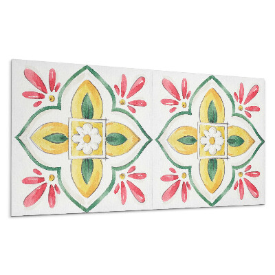 Nástenný panel PVC Kvetinový vzor v ráme