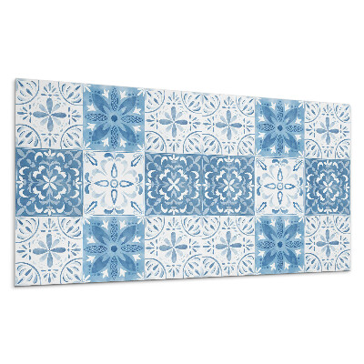 Obkladový panel na stenu Kvetinový vzor v dlaždiciach