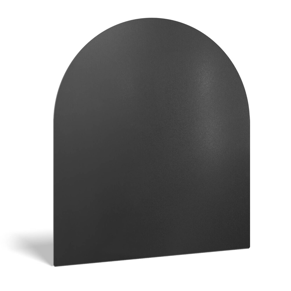 Podložka pod kachle čierny oceľový panel