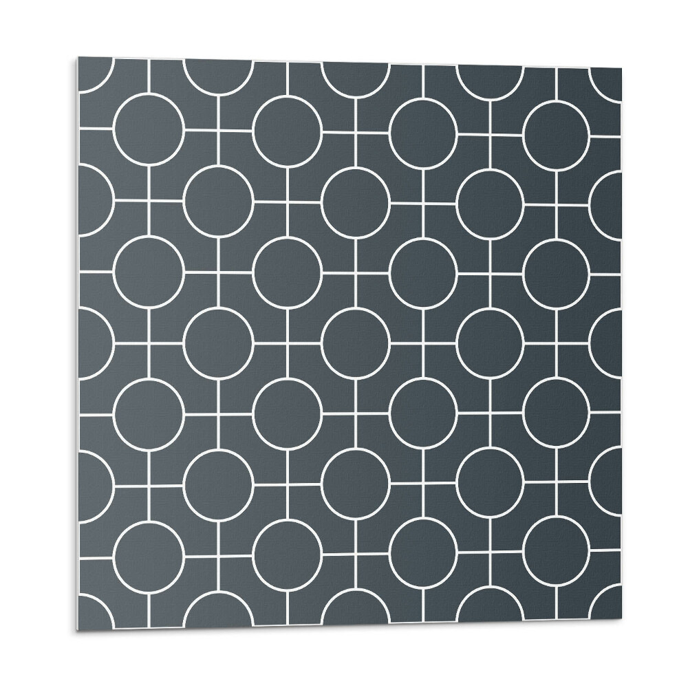 Stenový panel Vzor kruhov a čiar v geometrii