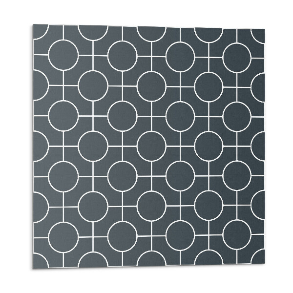 Stenový panel Vzor kruhov a čiar v geometrii