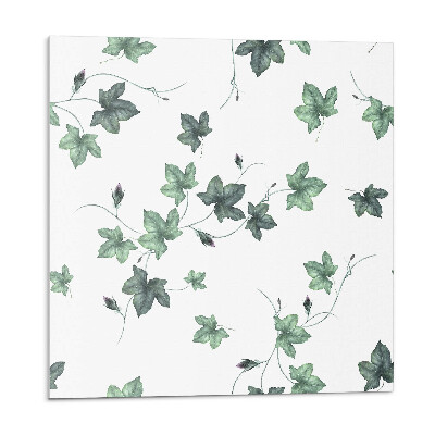 Dekoratívny nástenný panel Listový vzor na svetlom povrchu