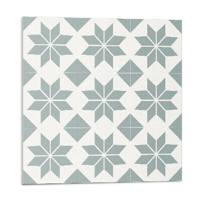 Nástenný panel pvc Kvetinové motívy v geometrickom štýle