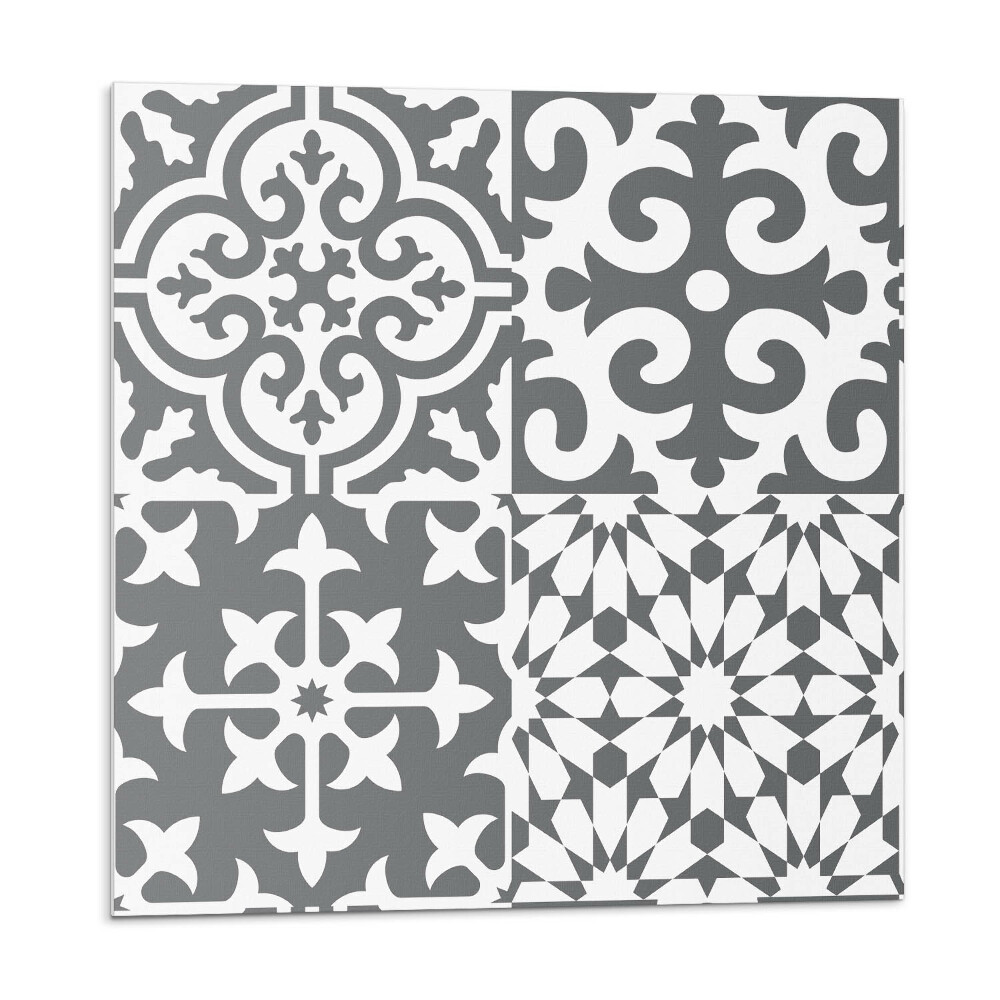 Nástenný panel pvc Dekoratívne vzory na dlaždiciach