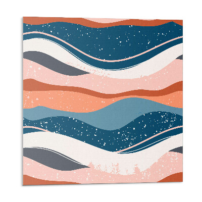 Dekoratívny nástenný panel Abstraktné vlny v umeleckých tvaroch