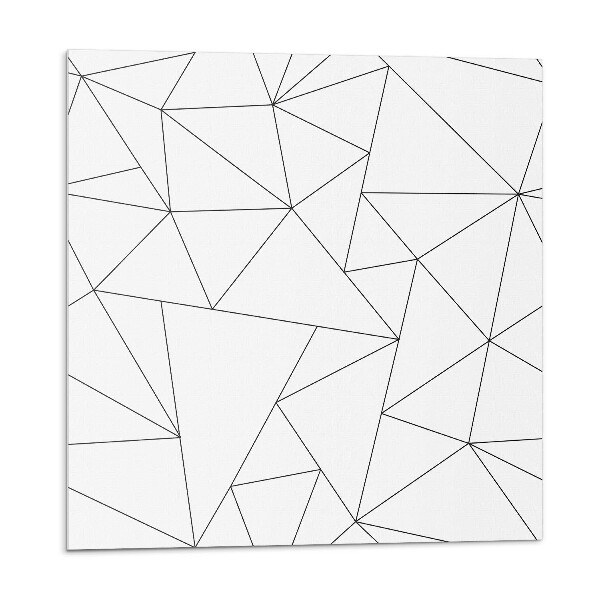 Stenový panel Geometrické trojuholníky v abstraktnom štýle