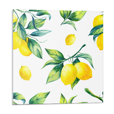 Dekoratívny nástenný panel Motív citróna s listami