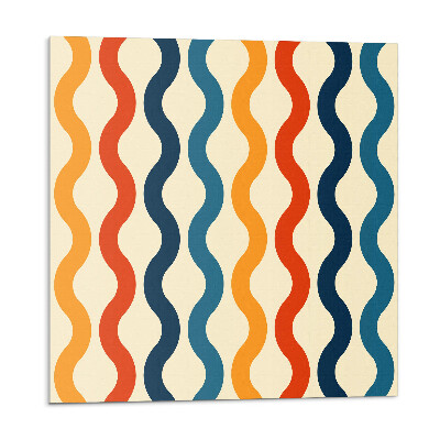 Nástenný panel pvc Rytmické vlny v harmonickom usporiadaní