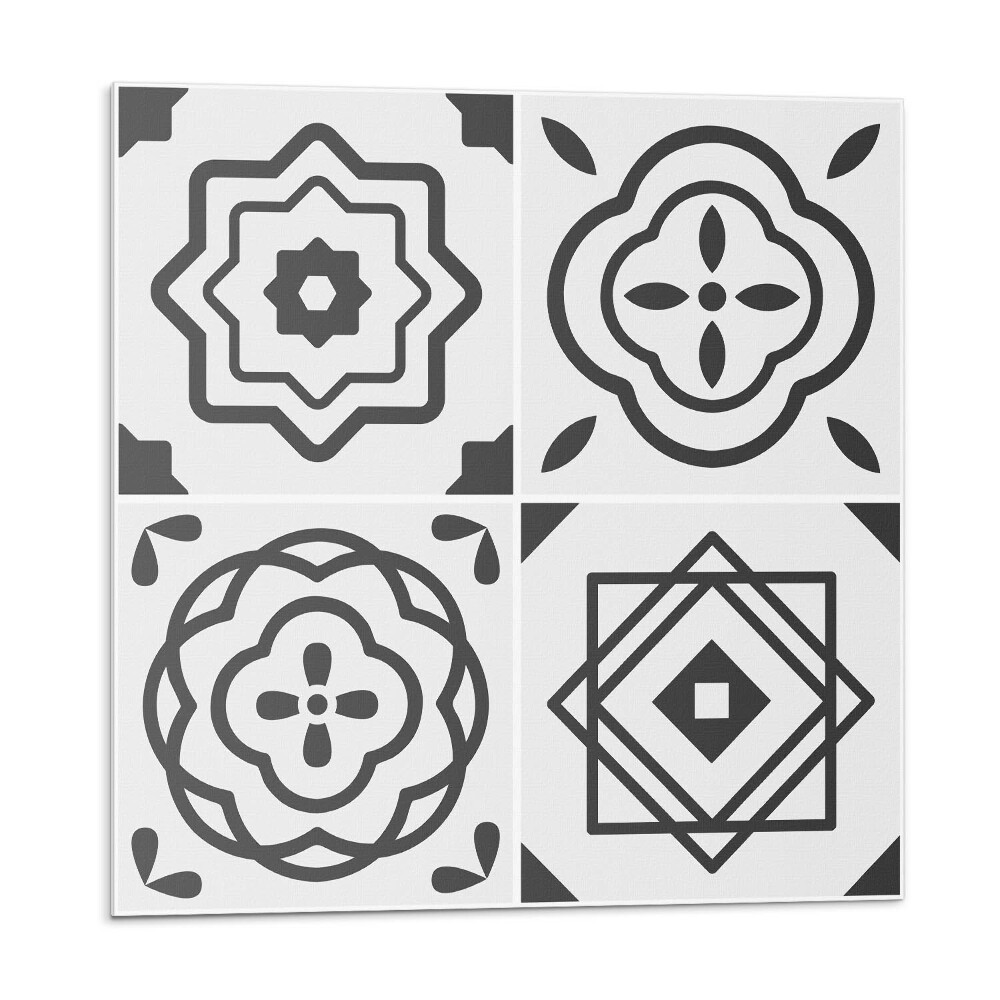 Nástenný panel pvc Geometrické vzory v štvorcových tvaroch