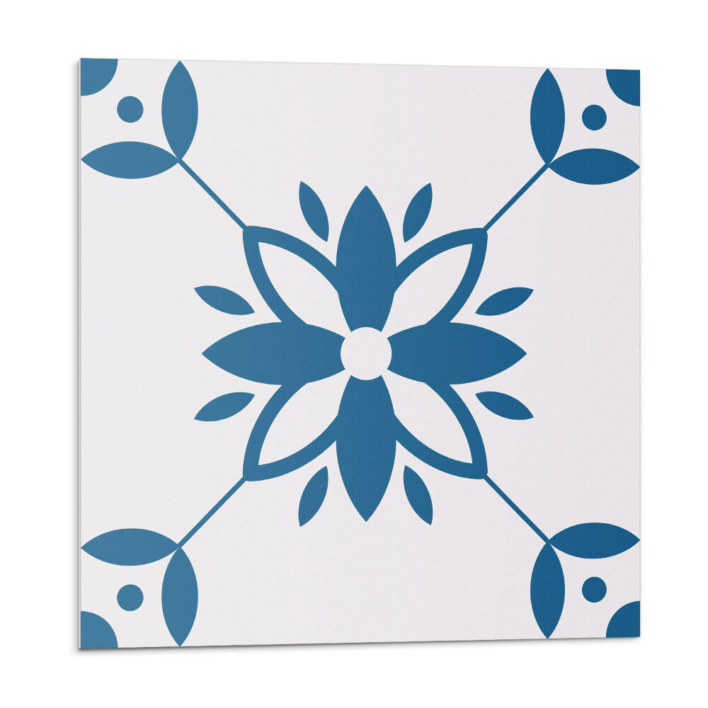 Dekoratívny nástenný panel Kvetinový motív so zelenými listami