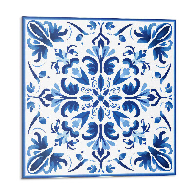 Dekoratívny nástenný panel Kvetinová symetria v plnom prúde