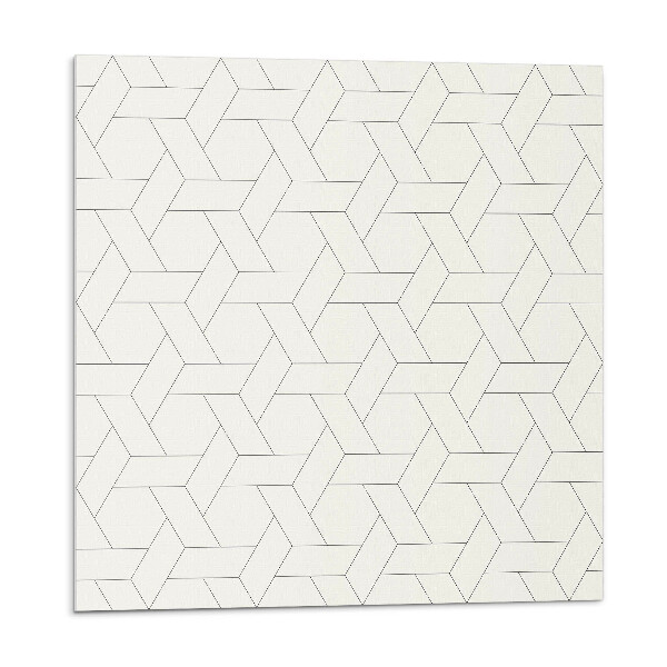 Nástenný panel pvc Šesťhranný geometrický motív