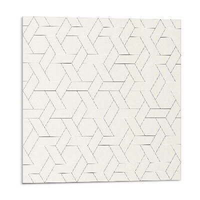 Nástenný panel pvc Šesťhranný geometrický motív