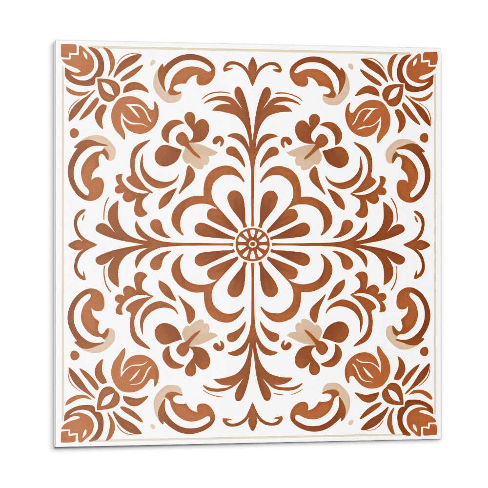 Stenový panel Vzor kvetinového ornamentu