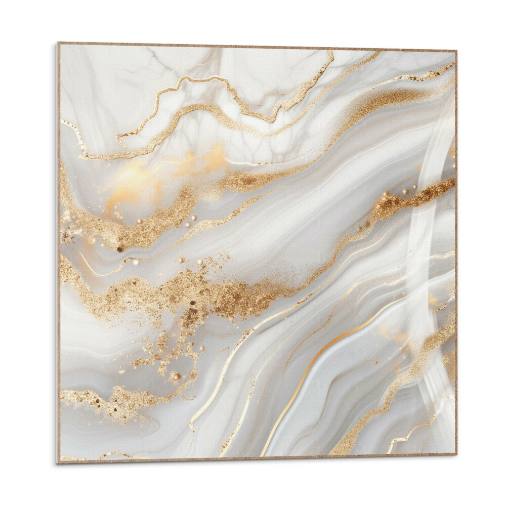 Nástenný panel pvc Abstraktné vlny s ozdobnými akcentmi