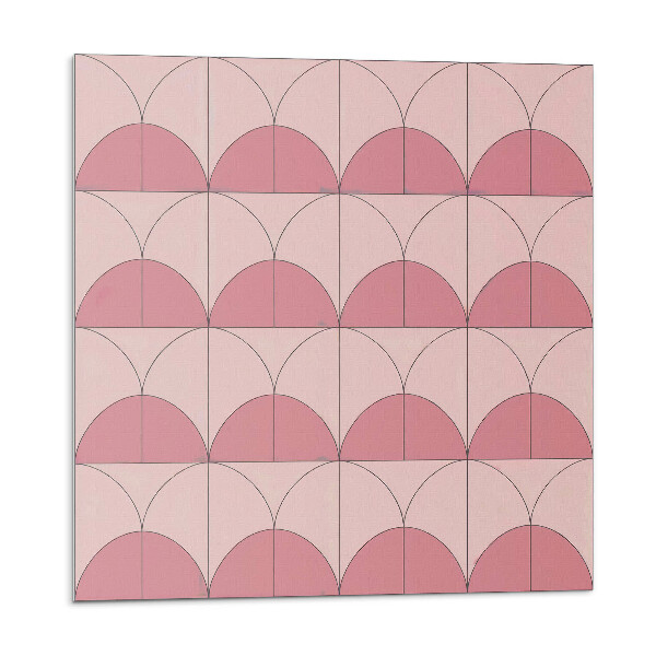 Stenový panel Polkruhový geometrický vzor v kompozícii