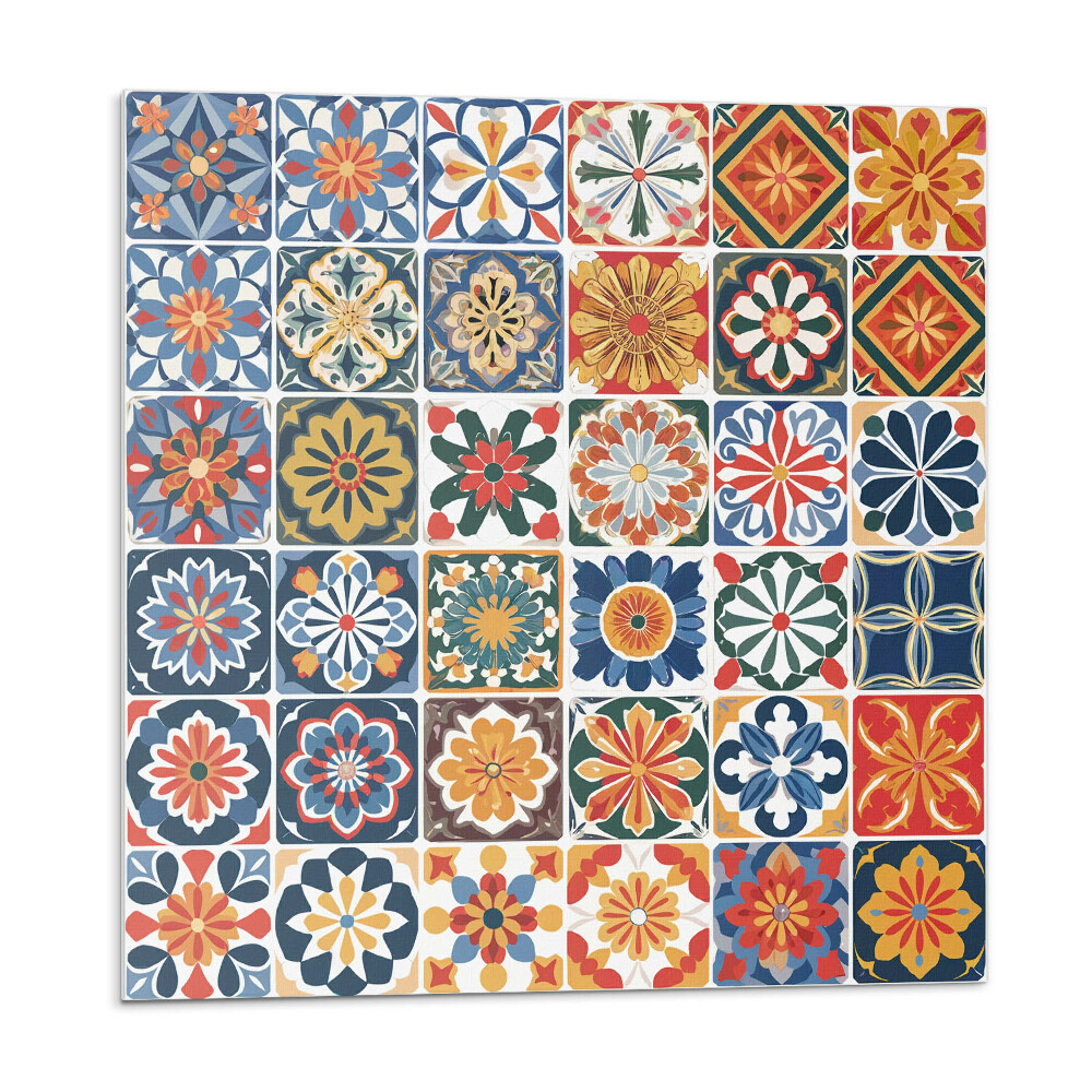 Dekoratívny nástenný panel Vzory mozaikových dlaždíc