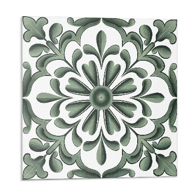 Stenový panel Rastlinný motív v kruhu