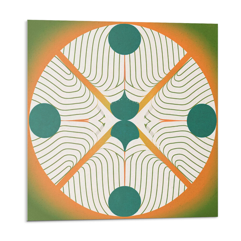 Dekoratívny nástenný panel Abstraktný motív v tvare kruhov