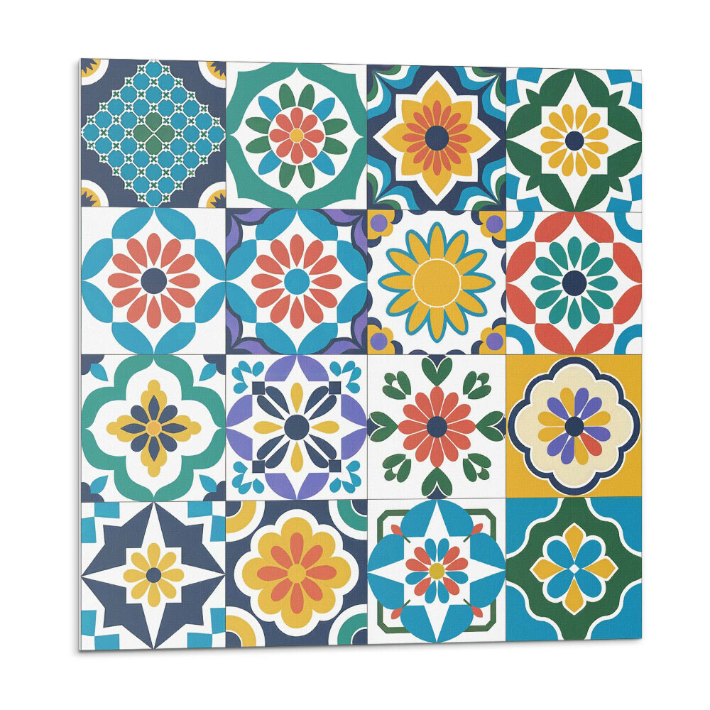 Nástenný panel pvc Kvetinové a geometrické kompozície