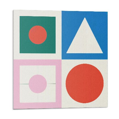 Dekoratívny nástenný panel Kontrastná geometria