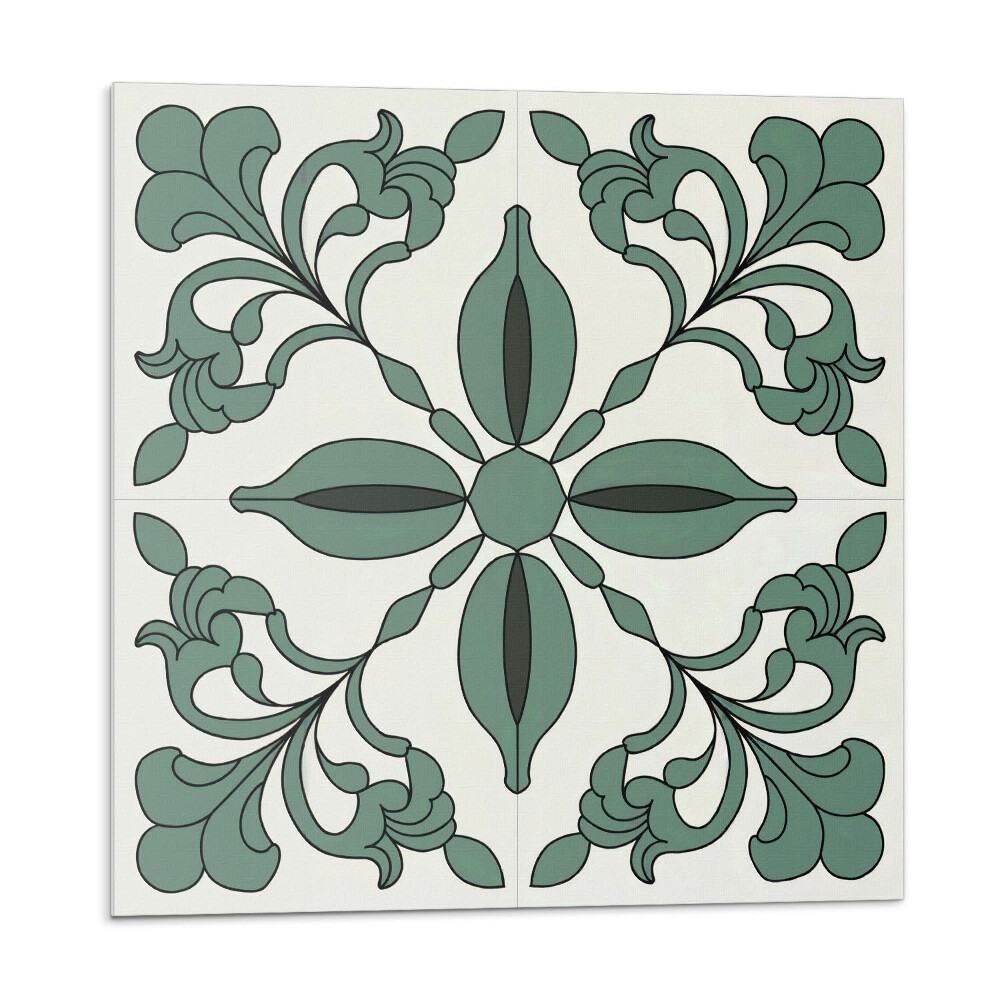 Stenový panel Štýlový rastlinný motív