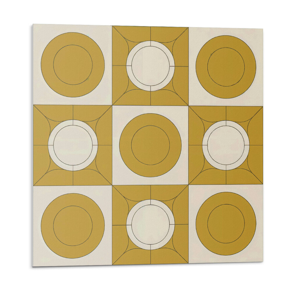 Stenový panel Moderný motív s oblými tvarmi