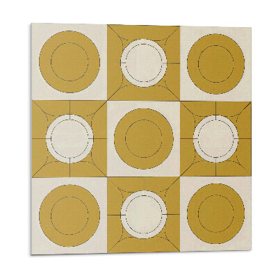 Stenový panel Moderný motív s oblými tvarmi