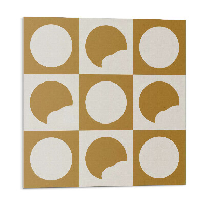Stenový panel Abstraktné kruhy s medzerami