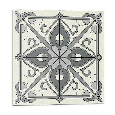 Dekoratívny nástenný panel Kvetinový vzor v harmonickej symetrii