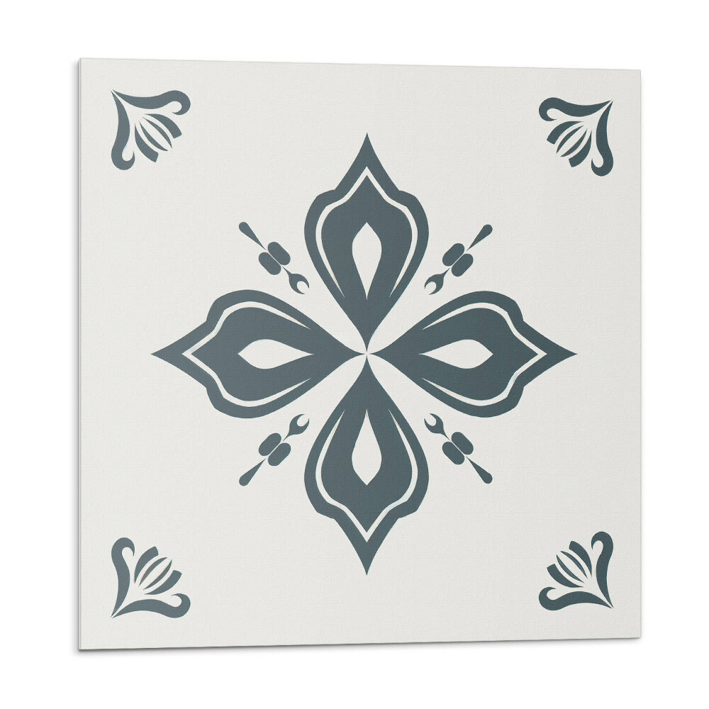 Stenový panel Kvetinový vzor v kríži