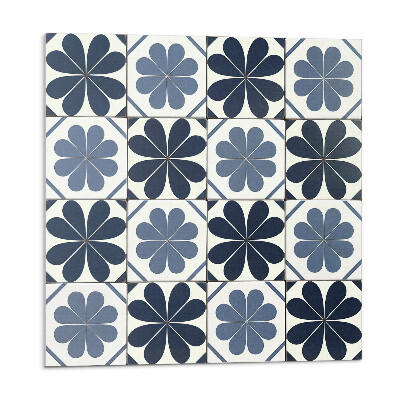 Stenový panel Kvetinový motív na dlaždici