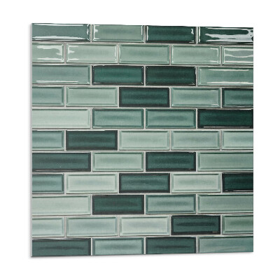 Nástenný panel pvc Obdĺžniková mozaika vo farebných tónoch