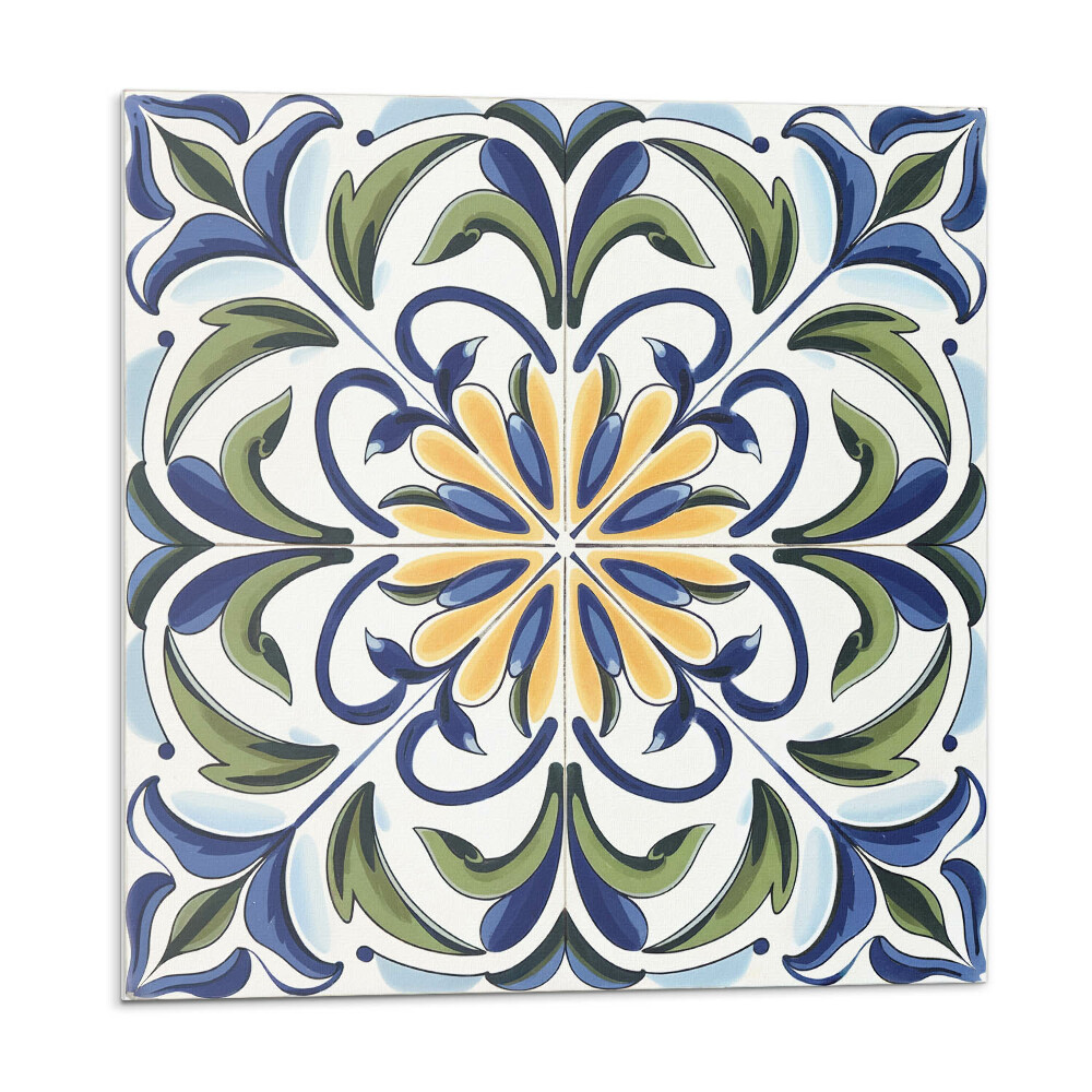 Dekoratívny nástenný panel Rastlinný motív s kvetinovými akcentmi