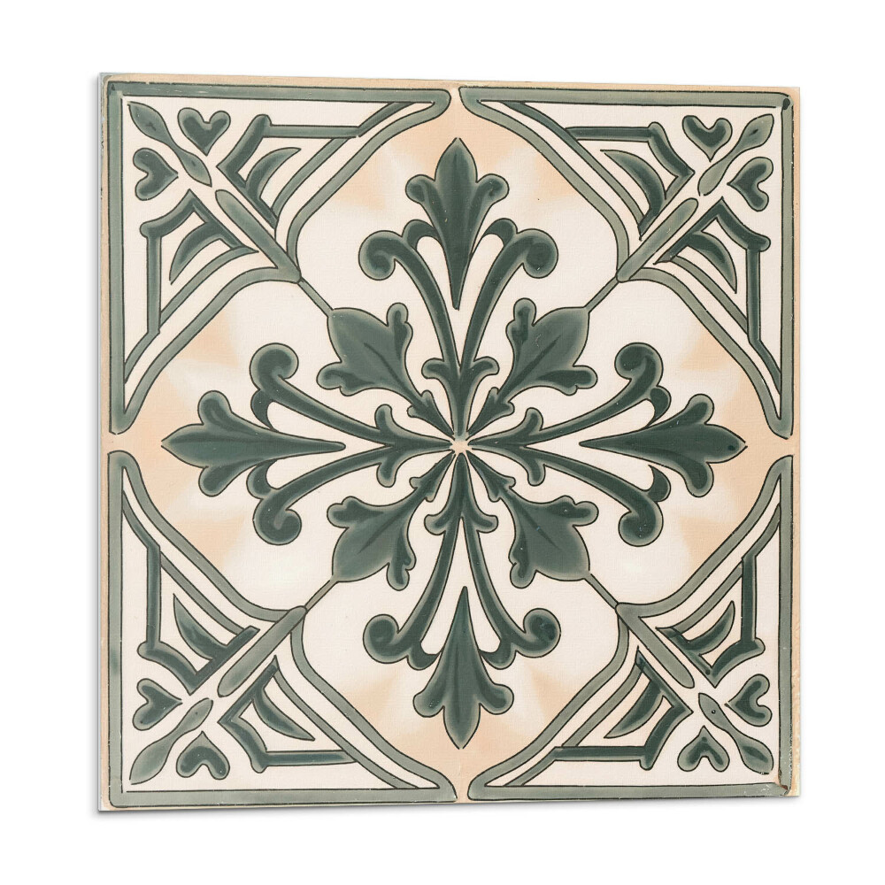 Dekoratívny nástenný panel Rastlinný motív v tvare štvorca