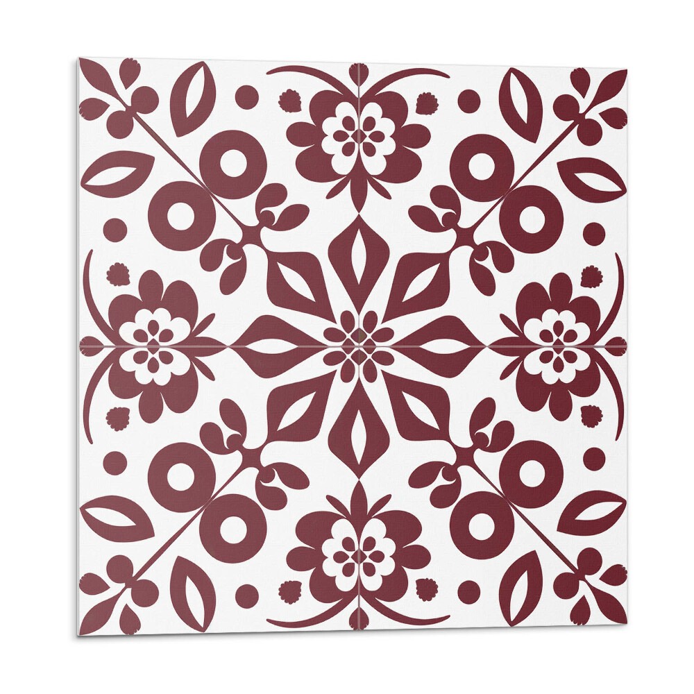 Dekoratívny nástenný panel Kvetinový motív so zelenými listami