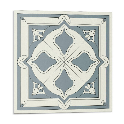 Dekoratívny nástenný panel Kvetinový motív na keramike