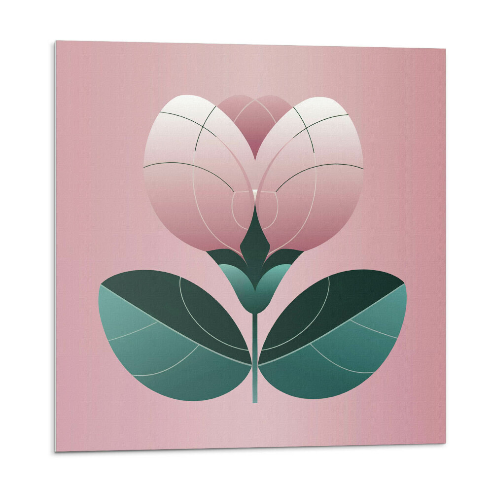 Dekoratívny nástenný panel Kvetinový aranžmán s listami