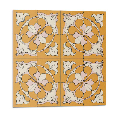 Dekoratívny nástenný panel Kvetinová mozaika vo farbách