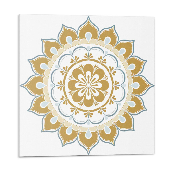 Nástenný panel pvc Kvetinová mandala v jemných tónoch